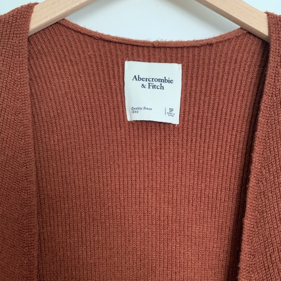 Abercrombie and Fitch Ribbed Wrap Dress Size Small - Picture 6 of 7